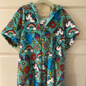 Candy Pink Unicorn Romper Size 10/12